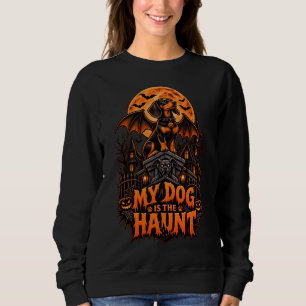 Sweatshirt Mon chien est le fantôme Dachshund Halloween ailes