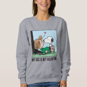 Sweatshirt Mon chien est mon Valentin Peppermint Patty & Sn