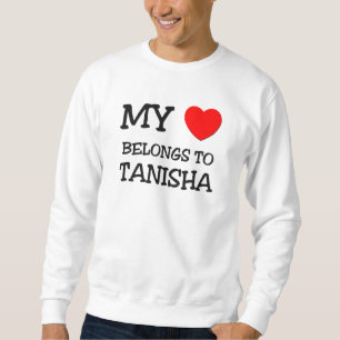 Sweatshirt Mon coeur appartient à TANISHA