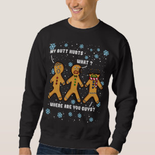 Sweatshirt Mon cul fait mal à Funny Christmas Cookie Gingerpa