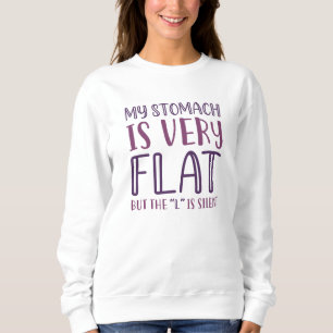 Sweatshirt Mon Estomac Est Très Plat