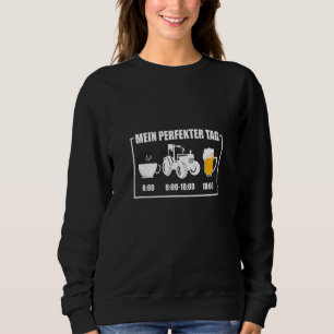 Sweatshirt Mon lecteur de tracteur de jour parfait