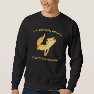 Sweatshirt Mon Léopard Gecko A Mangé Mes Mains Gekko Men Li