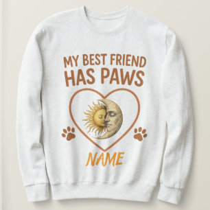 Sweatshirt Mon Meilleur Ami a des Pattes Modèle de Photo d'An