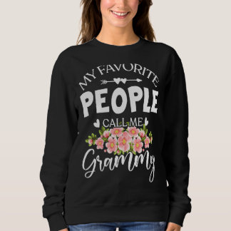 Sweatshirt Mon peuple favori m'appelle la Fête des Mères Gram