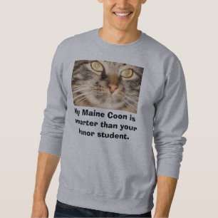 Sweatshirt Mon ragondin du Maine est plus futé que votre