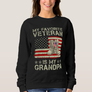 Sweatshirt Mon Vétérinaire Préféré Est Mon Grand-Père Bottes