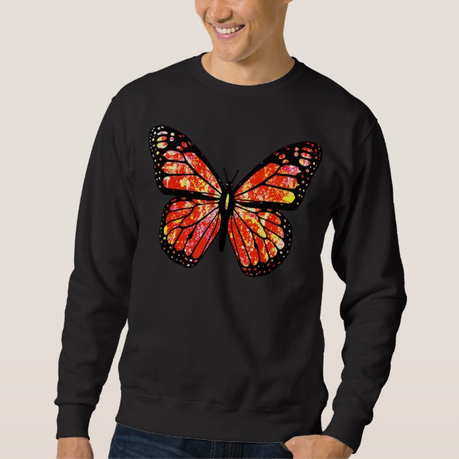 Sweatshirt Monarque papillon Natures Faune Créatures Eau (Devant)