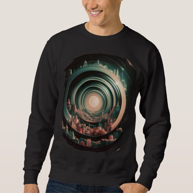SWEATSHIRT MONDE CRAZY.1 (Devant)