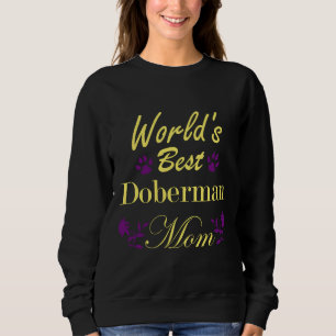 Sweatshirt Mondes meilleur Doberman Maman 94