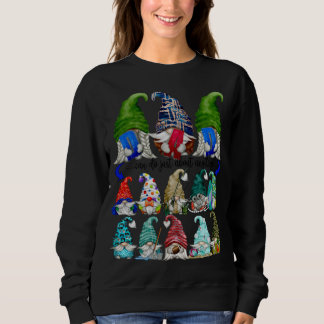 Sweatshirt Mondes Meilleur Grand-Père Gnomes Pour Papa Avec P