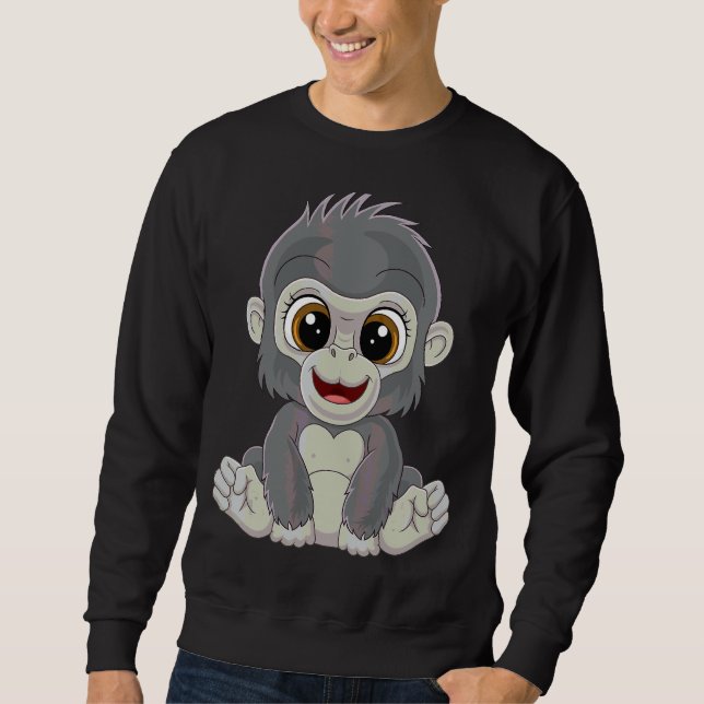 Sweatshirt Monkey Gorilla (Devant)