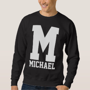 Sweatshirt Monogramme Varsity Letterman