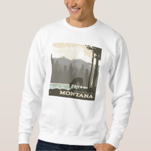 Sweatshirt Montana Bienvenue dans Big Sky Country