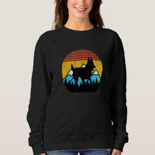 Sweatshirt Monts Sunset Rétro K9 Belgique Malinois Néerlandai