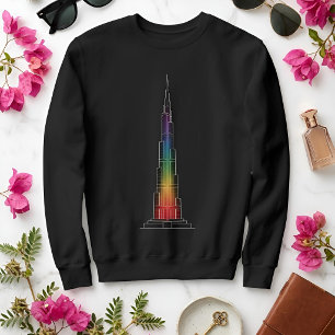 Sweatshirt Monuments en lumière Burj Khalifa