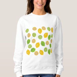 Sweatshirt Motif citron et citron vert
