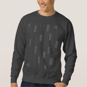 Sweatshirt Motif graphique linéaire simple, minimal et modern
