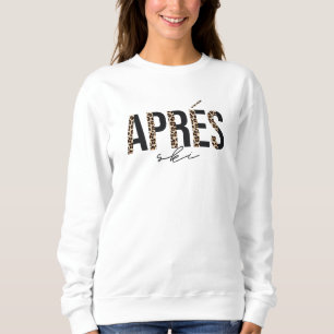 Sweatshirt Motif imprimé léopard Après Ski Design