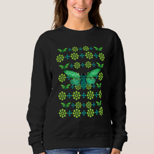 Sweatshirt Motif vert du Canada Enchauffer le poulain Insect