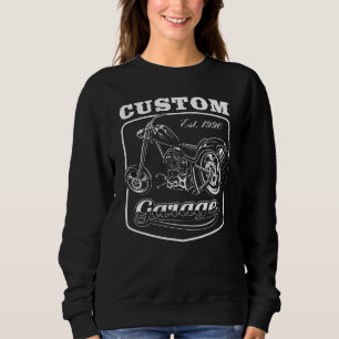Sweatshirt Moto Cool pour motocyclistes Chopper Custom