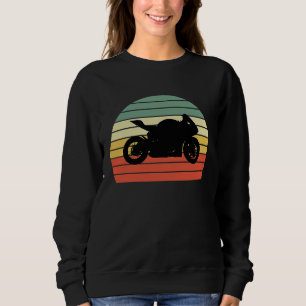 Sweatshirt Moto de sport moto fusée entrejambe course Rétro S