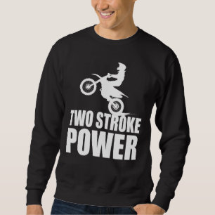 Sweatshirt Motorcross Power Dirtbike Rider T-Shirt deux AVC