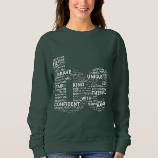 Sweatshirt Mots qui nous façonnent Je suis plus que suffisant