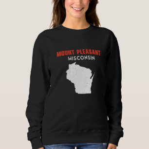 Sweatshirt Mount Pleasant États-Unis État Amérique Voyage Mon