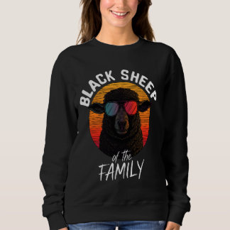 Sweatshirt Mouton Noir La Famille Dit Drôle
