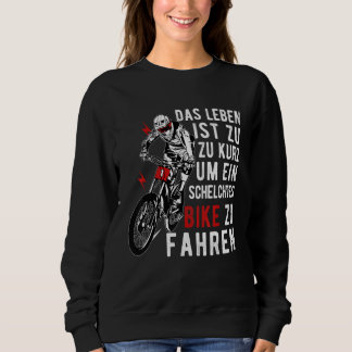 Sweatshirt Mtb Downhill Boys Bicyclette Dit