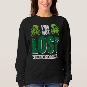 Sweatshirt Mtb Vélo De Montagne À Vélo Explorant Bmx