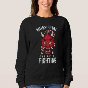 Sweatshirt Muay Thai Oni Démon Boxe Thaïlandaise Oni Japonais