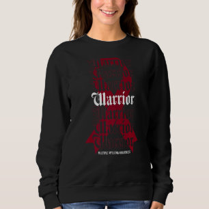 Sweatshirt Multiples myélomes de sensibilisation Guerrier Bou