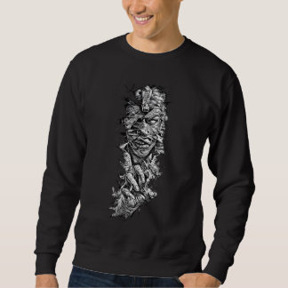 Sweatshirt Mummy Rising – T-shirt graphique d'horreur sombre
