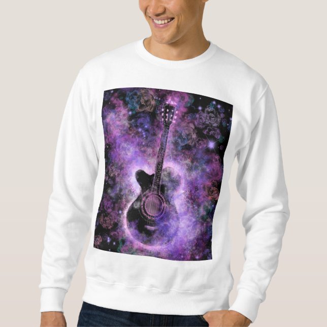 Sweatshirt Musique de Guitare (Devant)