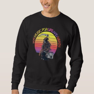 Sweatshirt Musique des années 80 pour la vie et la mort Retro