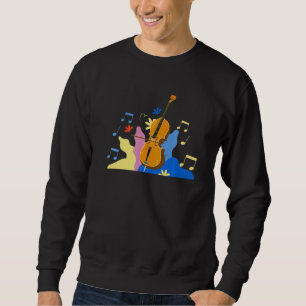 Sweatshirt Musique Musicien Humour Cellist Orchestre Joueur C