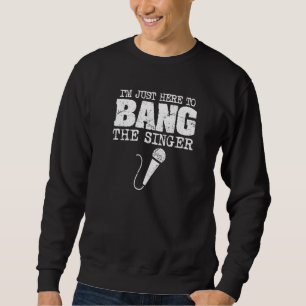 Sweatshirt Musique Singer Band