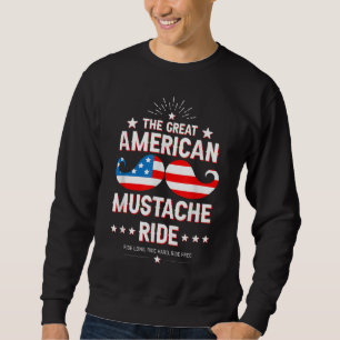 Sweatshirt Mustache Rides présente