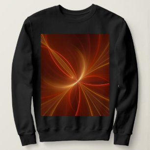 Sweatshirt Mystique Abstrait Fractal Art Moderne Couleurs cha