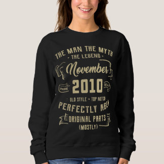 Sweatshirt Mythe de l'Homme Homme Légende Novembre 2010 12e a