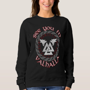 Sweatshirt Mythologie Nordique Loup Valknut À Vous Revoir À V