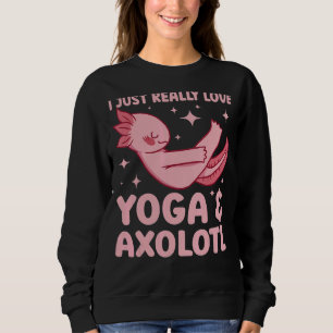 Sweatshirt Namaste Méditation Fitness J'Aime Vraiment Le Yoga
