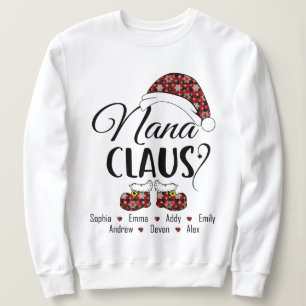 Sweatshirt Nana Claus Cadeau Pour Noël