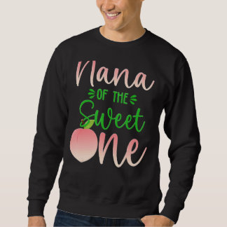 Sweatshirt Nana De L'Anniversaire Un Peach 1Eté Fruit Fa