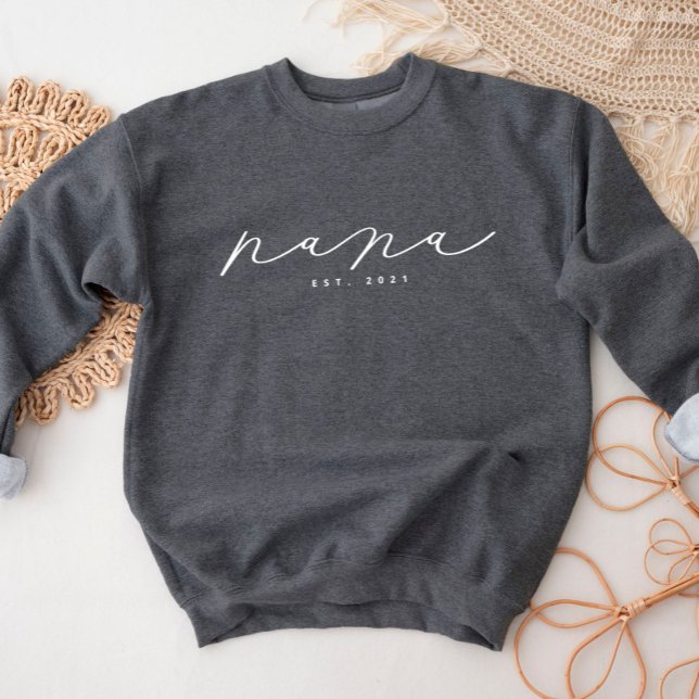 Sweatshirt Nana Grandma personnalisé (Créateur téléchargé)