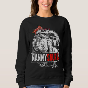 Sweatshirt Nannysaurus Rex Dinosaures Bandana Saurus Famille
