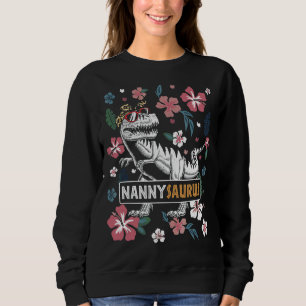Sweatshirt Nannysaurus Rex Grandma Dinosaur Rex Nanny Saurus