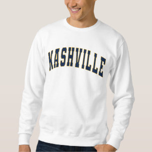 Sweatshirt Nashville Tennessee Vintage Varsity College Style